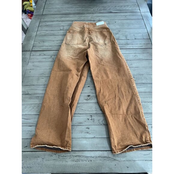 MM6 Maison Margiela 5 Pocket High Rise Denim Jeans Trouser Pants Brown Size 38 - Picture 6 of 7